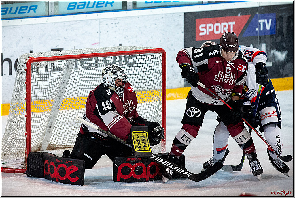 DEL;  Koelner Haie - Iserlohn Roosters - Testspiel; Koeln, 05.12.2020